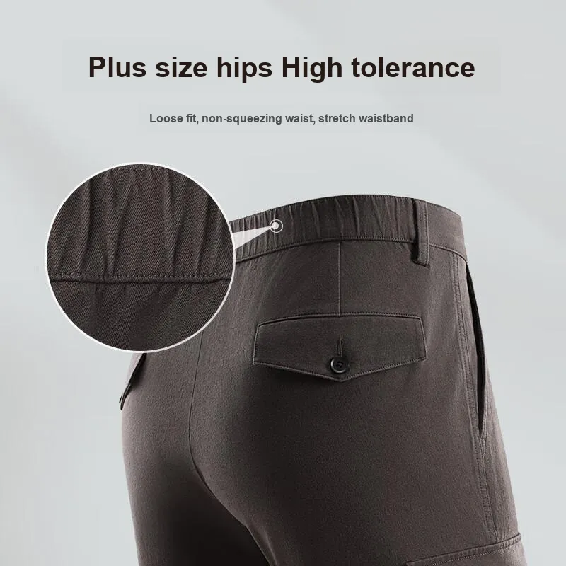 GOLDLION FW24 Straight Fit Elastic Cuff Cargo Pants Men's Multiple Colors-20