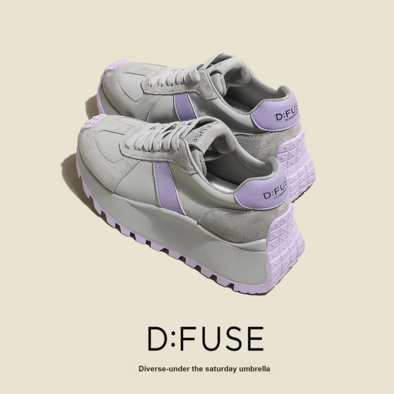 D FUSE SCANDINAVIA Lightweight Warm Low Top Chunky Sneakers Women's-1