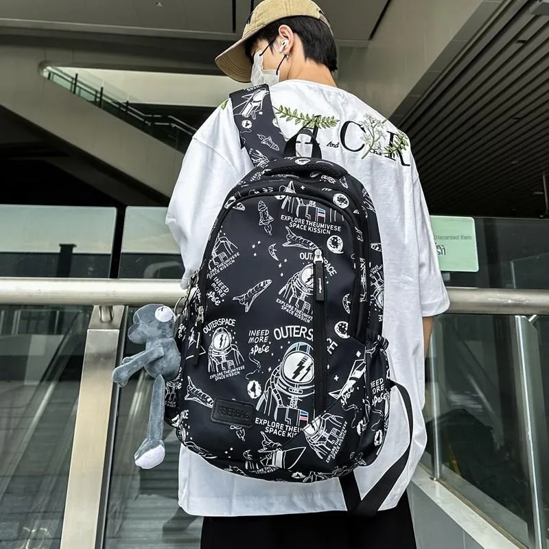 URBAN FOREST Nylon Backpack Regular Unisex Multicolor-11