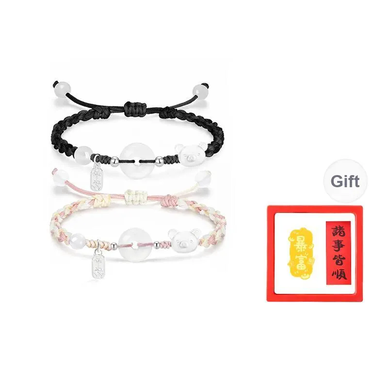 Chongqing Gold Store Colored Glaze Bracelets Unisex-7