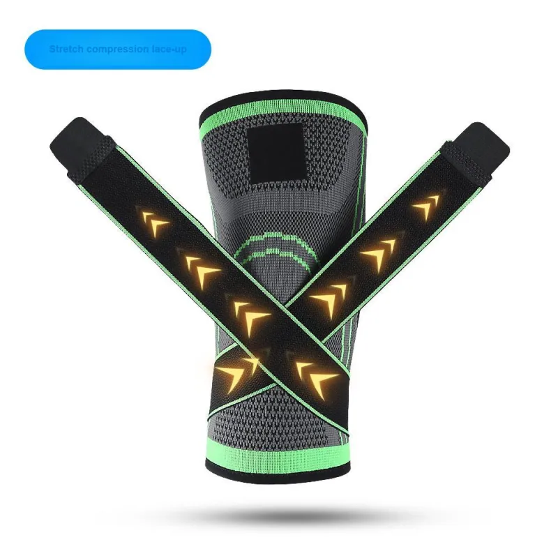 TMT Running Cycling Basketball Fitness Unisex Nylon Latex Thread Elastane Knee Pads-5