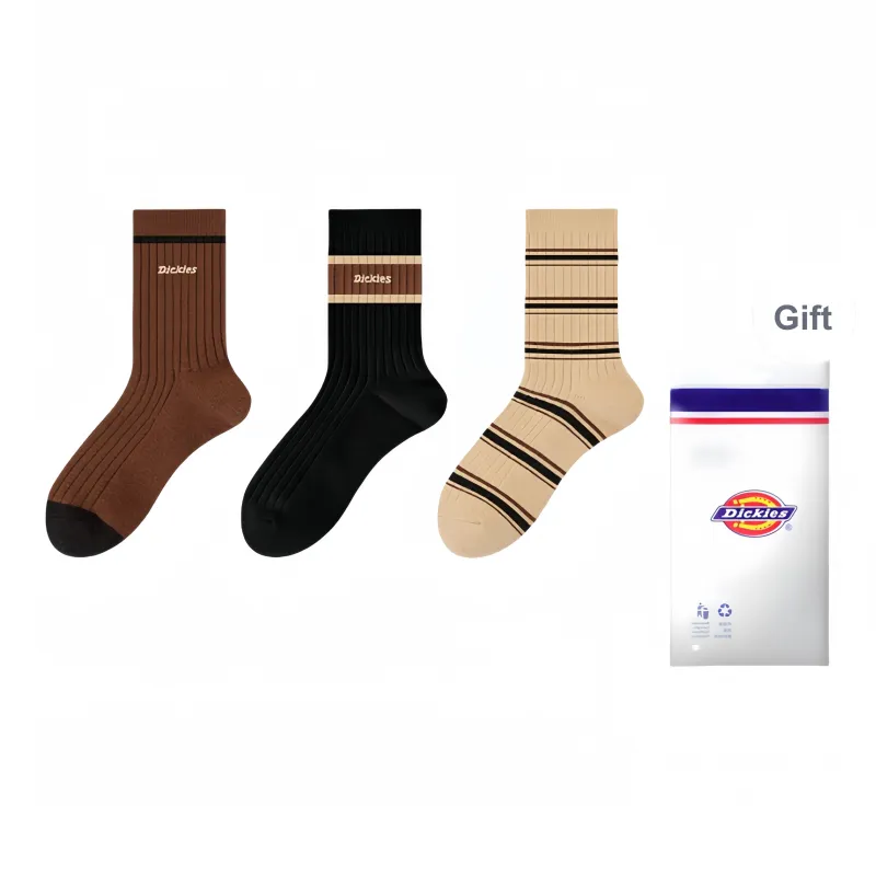 Dickies Thickened Terry Thermal Breathable Fall Winter Crew Socks Unisex-1