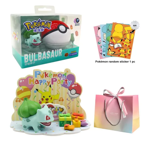 SUNFUN CULTURE SF Покемон Плюшевый Бульбасаур Набор для вечеринки Шар Покемон Модель Kit Декоративный мерч по IP