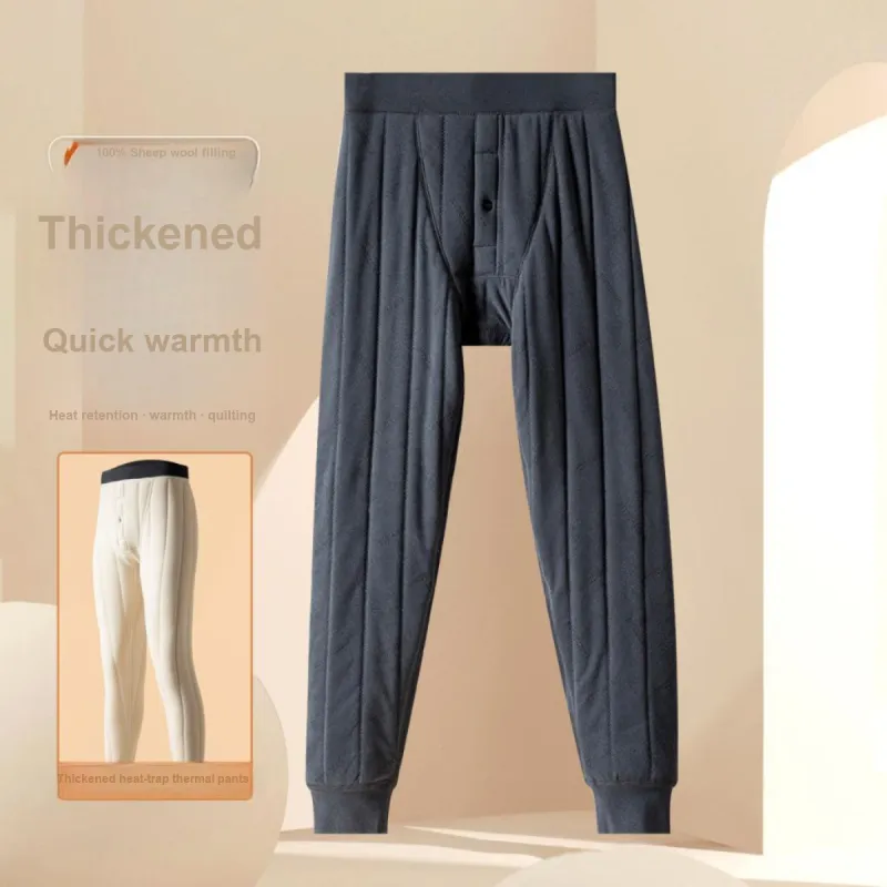 H YXIANG Men Thermal Pants-1