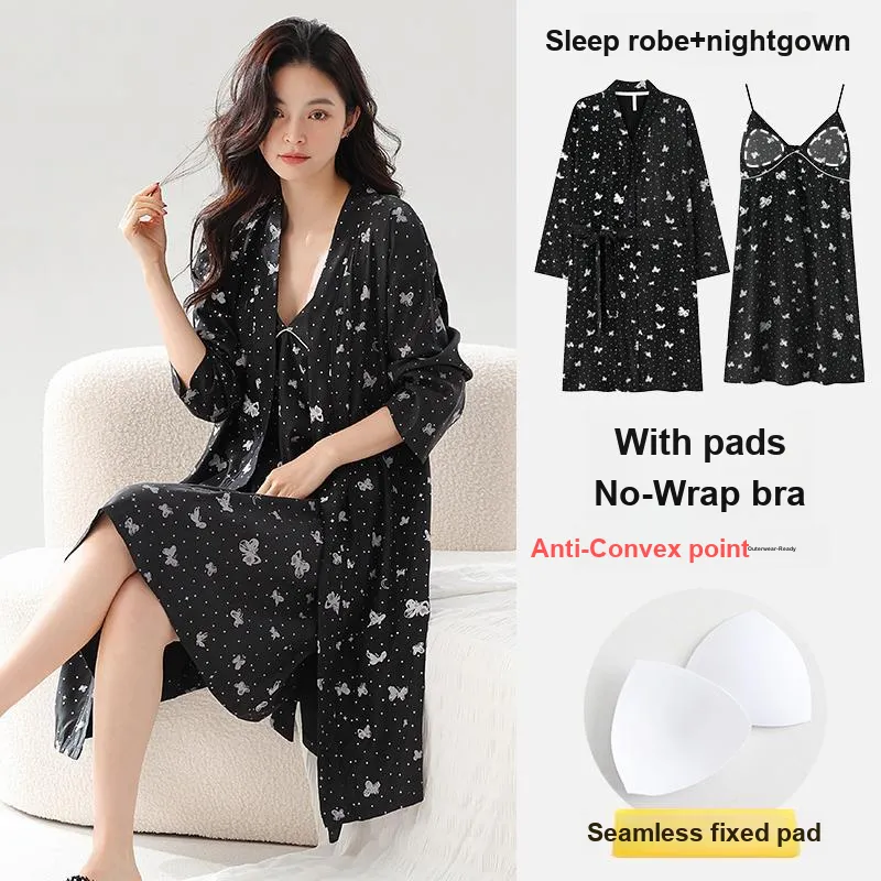 NOME Nightgown Sleep Robe Women's-4