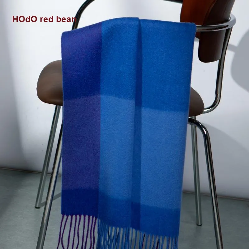 Red Bean 100% Wool Knit Scarves Women's-18