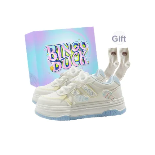 BINGO DUCK Низкие кроссовки для скейтбординга женские небесно-голубые