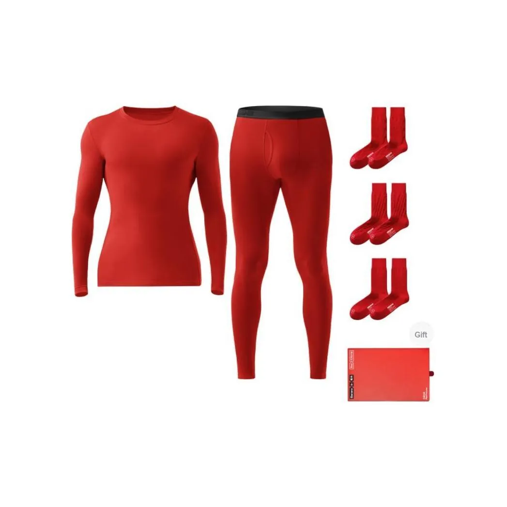 Bananain Red Plan Series Thermal Set Unisex
