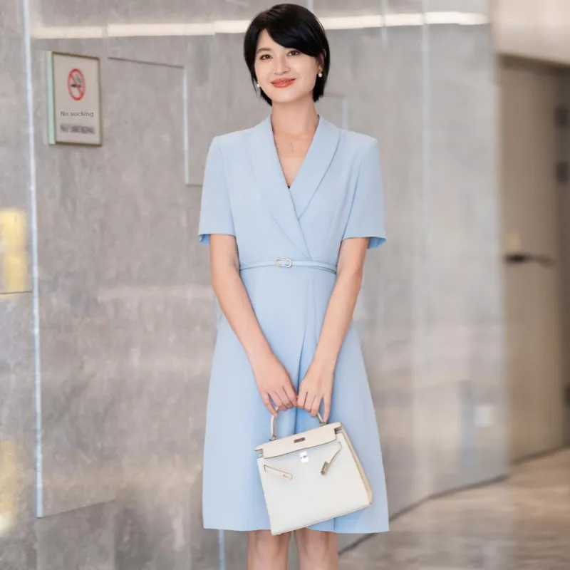 ONE SHALLOW Short Sleeved Dresses Women's-1