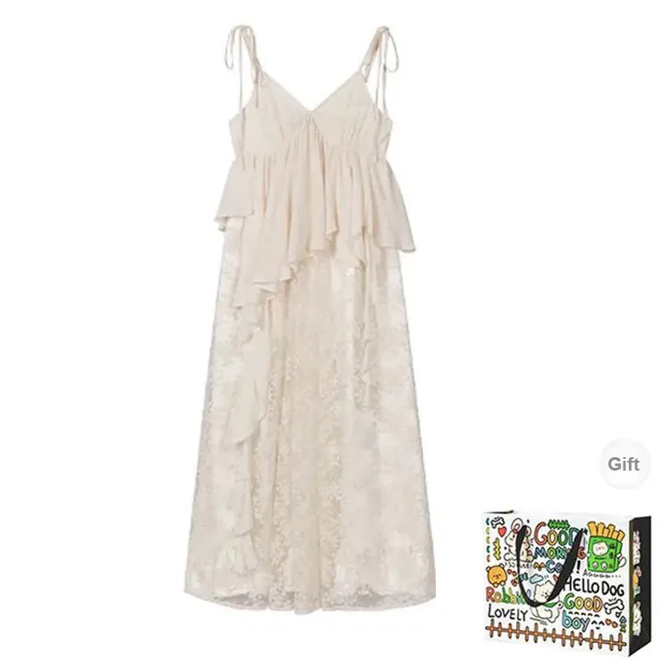HAPG Slip Dresses Women's Ecru Shopping Bag-0