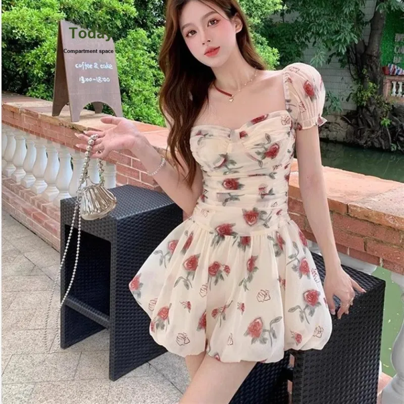 Si Bei'er Short Sleeved Dress Women's-4