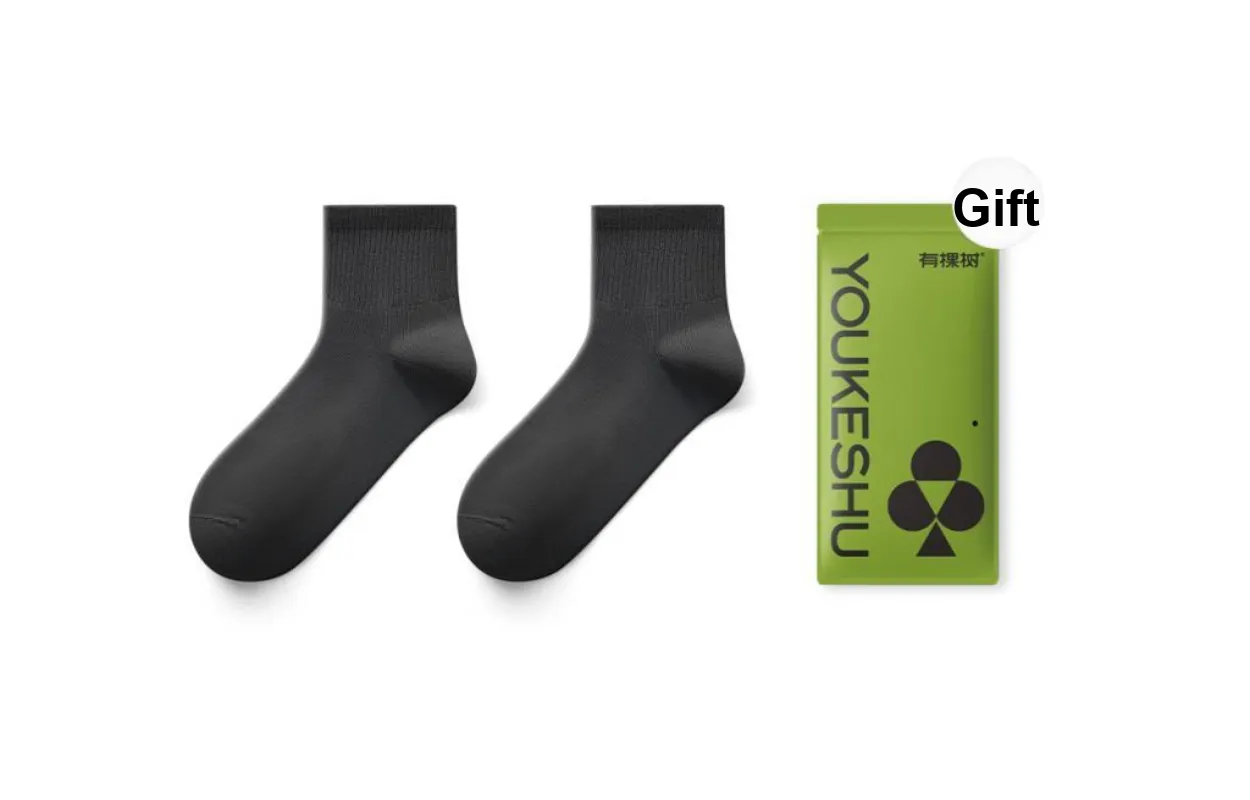 YOUKESHU Men's Mid Calf Socks