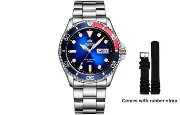 ORIENT Automatic Mechanical Movement Stainless Steel Strap Watch Men's Watches Blue Dial RA AA0812L19B
