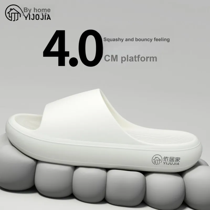 Stay At Home Platform Slip Resistant, Abrasion Resistant, Squashy And Bouncy Feeling Slippers-2