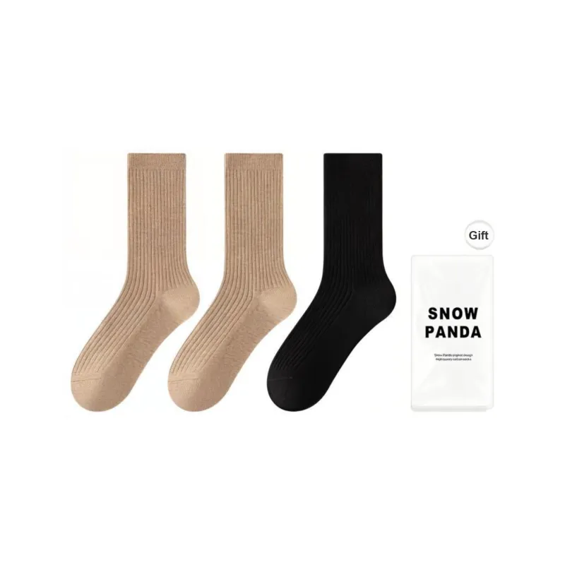 XXLLG Mid Calf Socks Women's 3 Pack-9