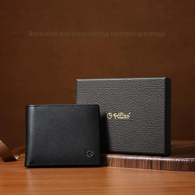 GOLDLION Top Layer Cow Leather Belt Men's Width 3.5cm-31