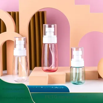 JIAOXUEFEI 2 Pack 100ml Fine Mist Spray Bottle Perfume Spray Bottle Press Bottle Empty Travel Makeup Bottle