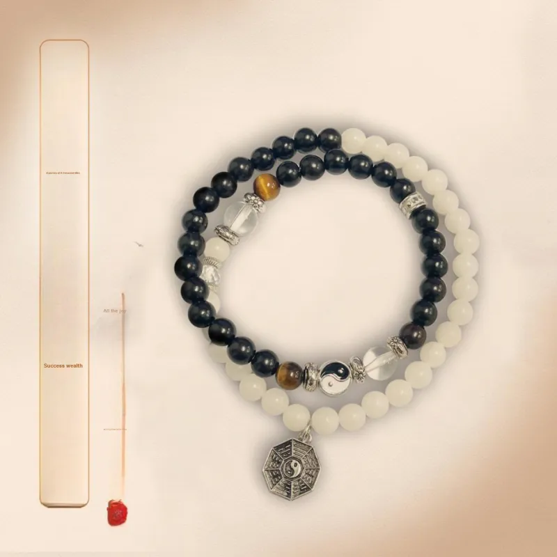 The Years Are Quiet Ebony Bracelets Unisex-1