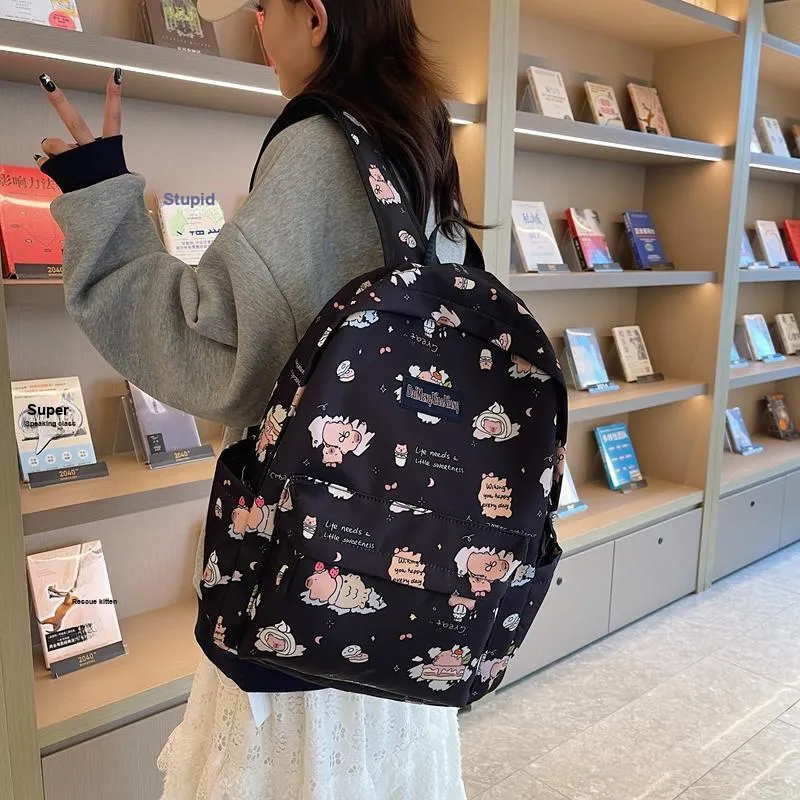 Vack Nylon Backpack Women's Multicolor-11