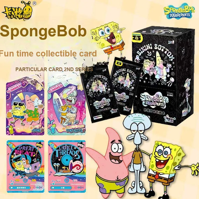 KAYOU SpongeBob Time Of Joy Special Edition Pack Vol. 2 2 Full Boxes 20 Packs IP/Anime Cards 10 Pack/Box-2