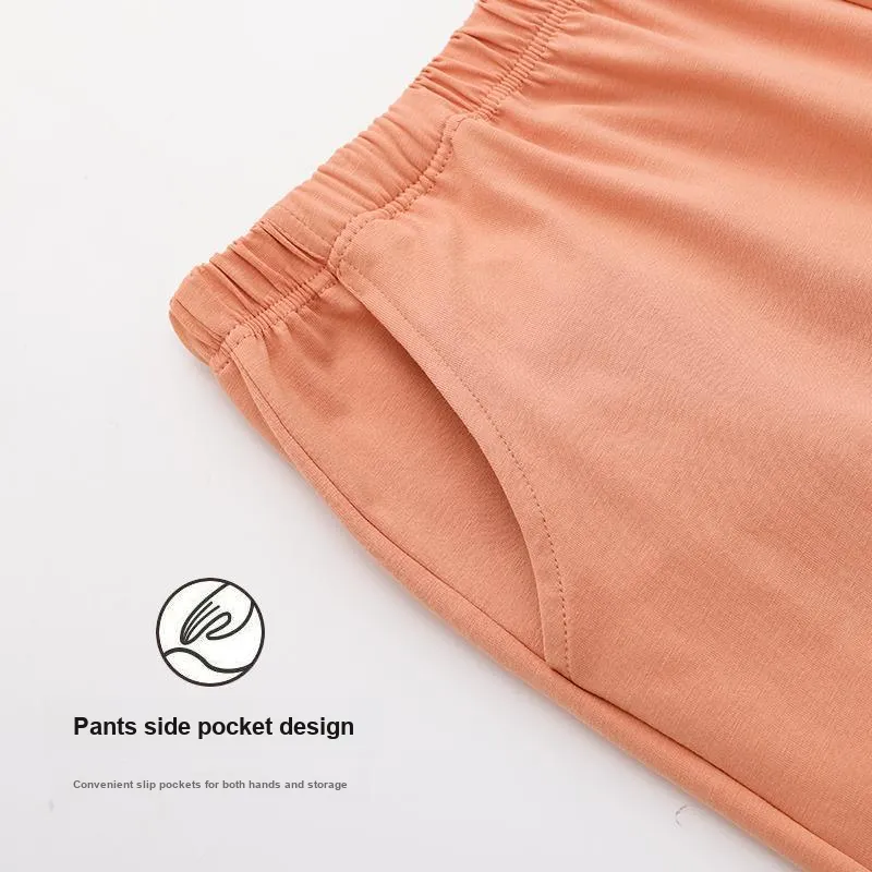 GOSO Pajama Pants Women's Orange-2