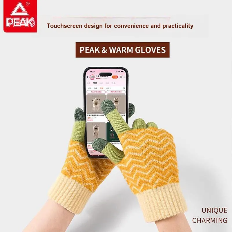 PEAK Knit Gloves Unisex-8