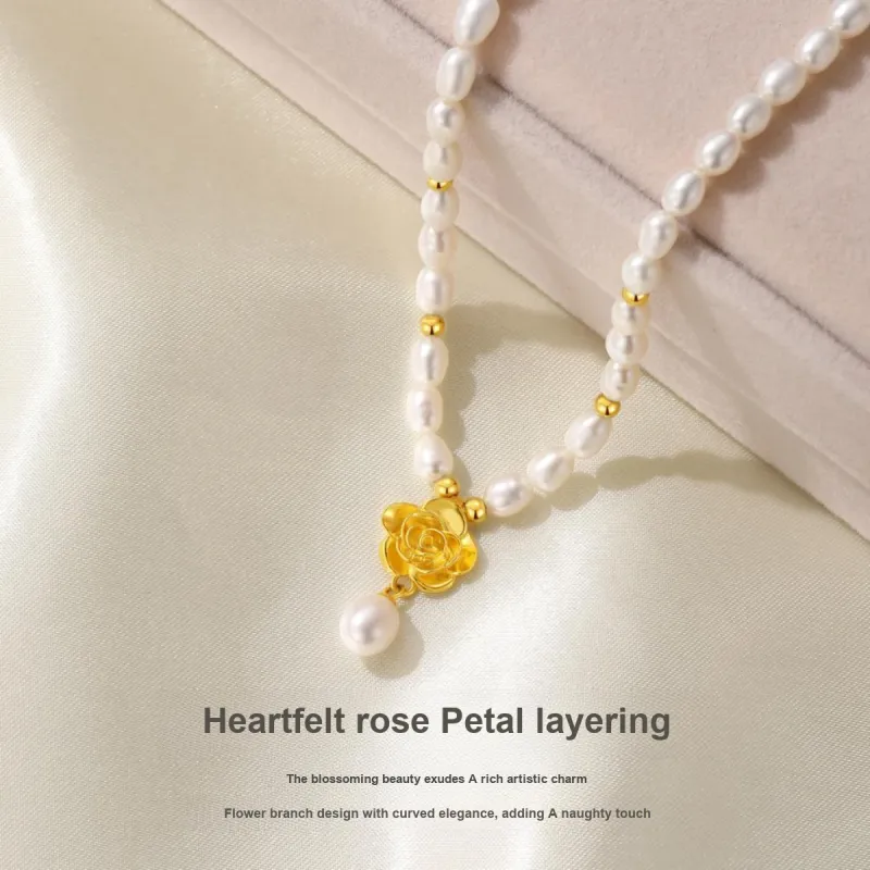 YFANXI Pearl Necklaces Women's-3