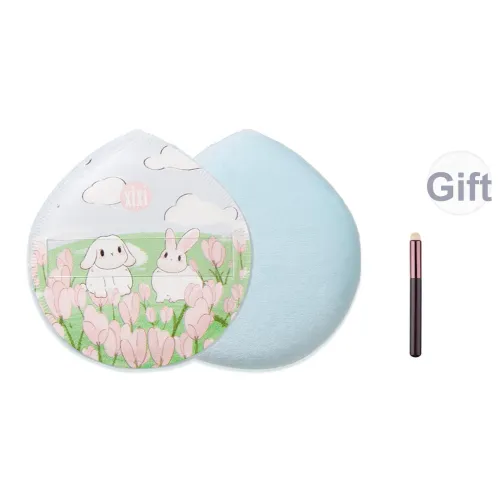 Xixi Настройка Розовый Флок Эयर Кушон Замша Loose Пудра Эксклюзив Утолщенный Макияж Puff Нет Розовый