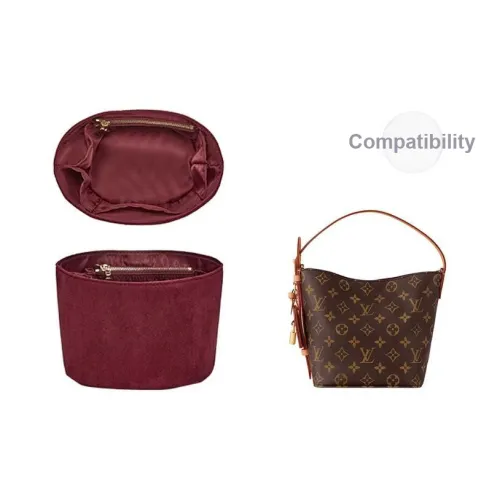 Jingxi Оригинальный Замша Флис Сумка Аксессуар Женский Бордовый