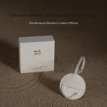 Chillmore Bamboo Leather Aroma Pendant Aromatherapy Accessory
