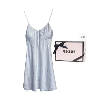 OEING Nightgown Women's Gift Box Set Blue