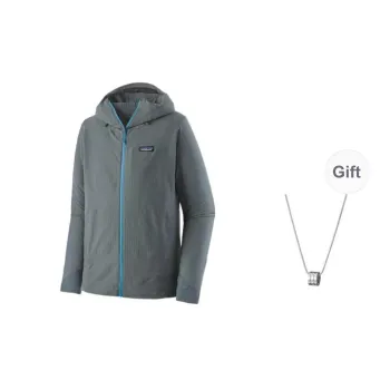 Patagonia Jackets & Coats Men's Gray, Comes With Necklace