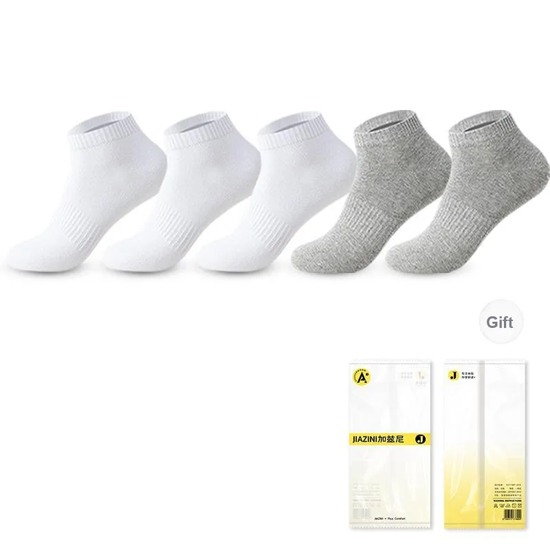 JIAZINI Ankle Socks Men's 5 Pack-19