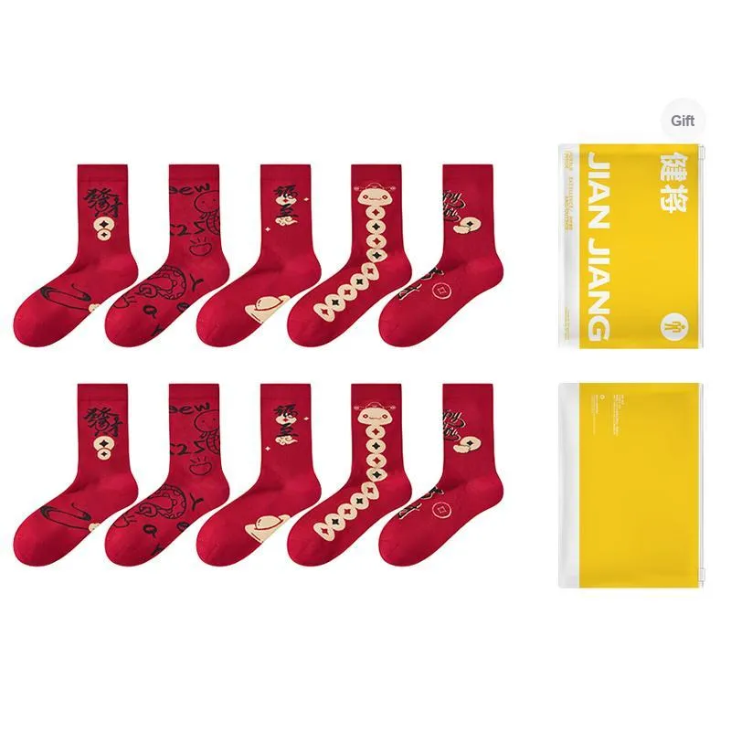 Master Mid Calf Socks Women's Shopping Bag Combo Set-7