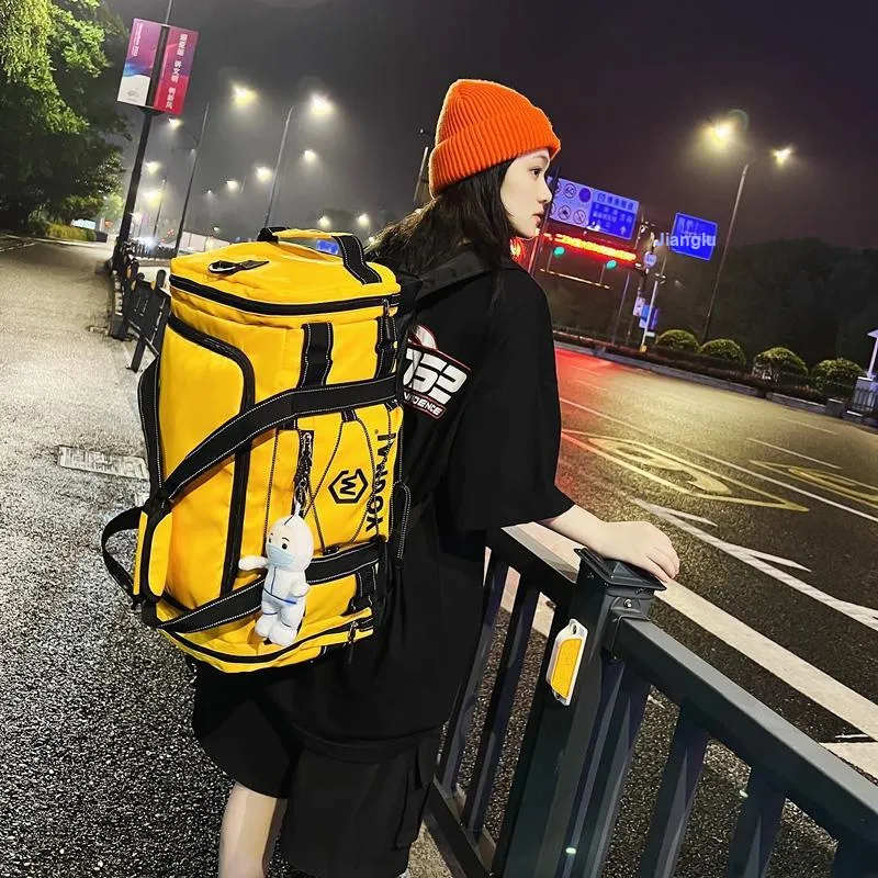 MTribe Nylon Travel Bag Unisex Black/White/Blue/Pink/Yellow/Khaki/Turquoise-23