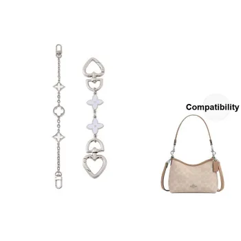 Gloya Metal Bag Accessory Women's Silver