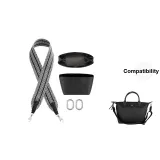 [Medium Size Two-Piece Set 1]Canvas Wide Shoulder Strap+Black Water Cup Model Waterproof Liner (Includes Spring Ring *2)