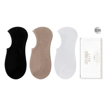 XIA.WA.ZHI.XIU No Show Socks Men's Shopping Bag 3 Pack
