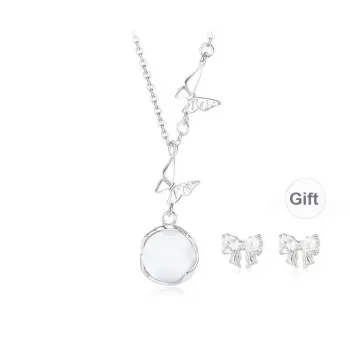 SECU Sterling Silver Necklaces Women's