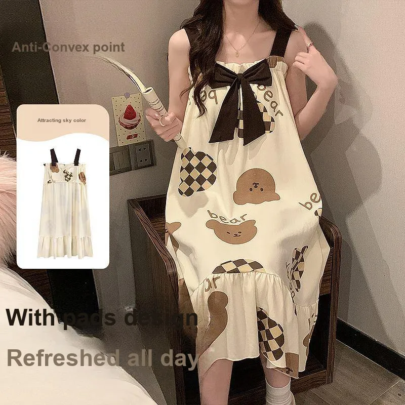 XISHE Women's Nightgowns-4