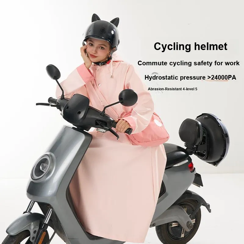 RAINFREEM Long Cute Style Raincoat-1