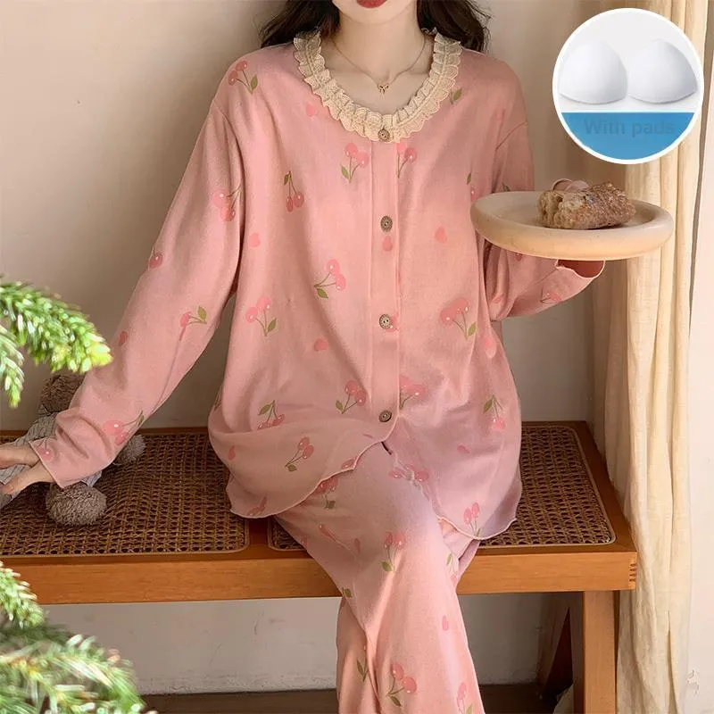 Sleeping Beauty Pajama Set Women's Pink-1
