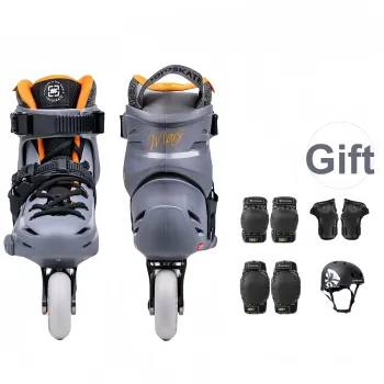 FLYING EAGLE Inline Skates Unisex Meteorite Gray