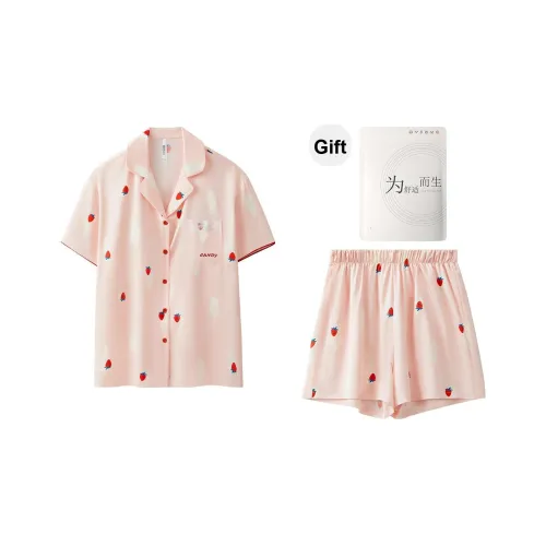 Red Beans At Home Пижамный комплект Женская Сумка для покупок