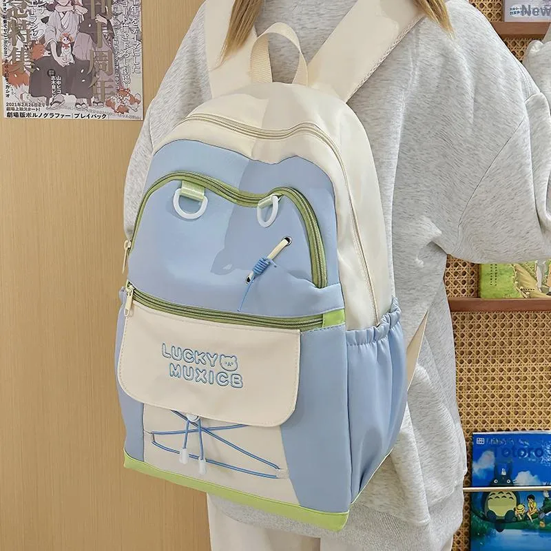 SURELAPTOP Polyester Backpack Women's Multicolor-6