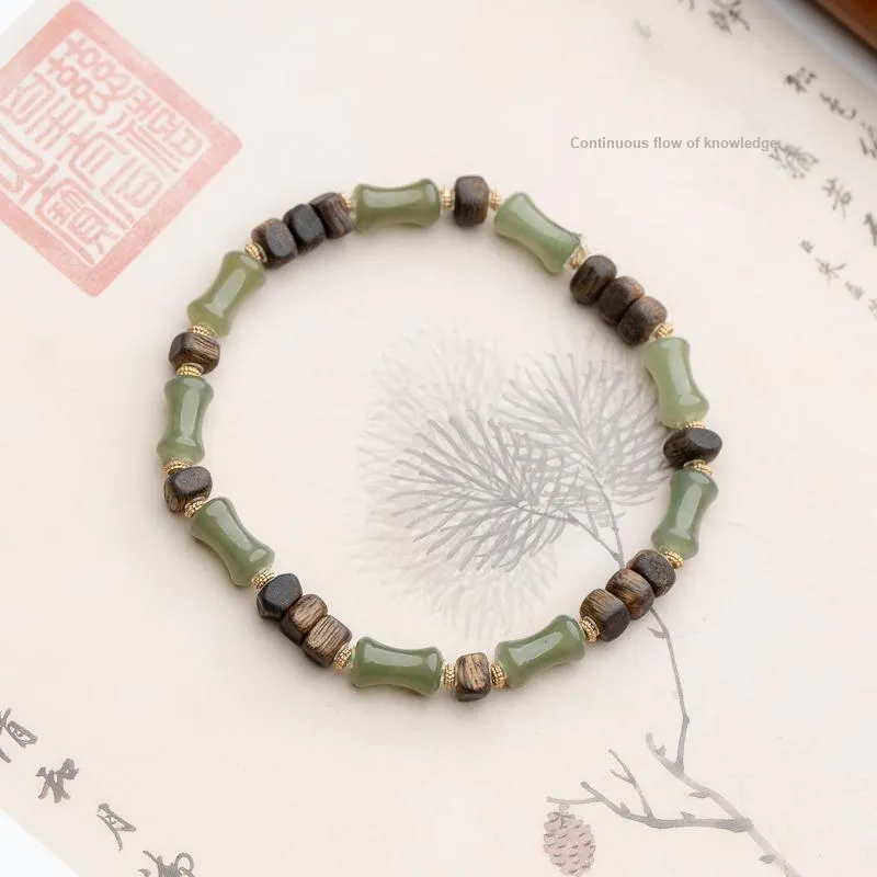 Xianyuan Hetian Jade Bracelets White Jade/Pale Greenish White Jade Unisex-3