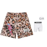 Single Layer Classic Color+High-Rebound Pants (Pink Lightning Jaguar+Woven Label)