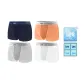 Navy Blue+Orange+Gray+White (Refined Box 4 Pack)