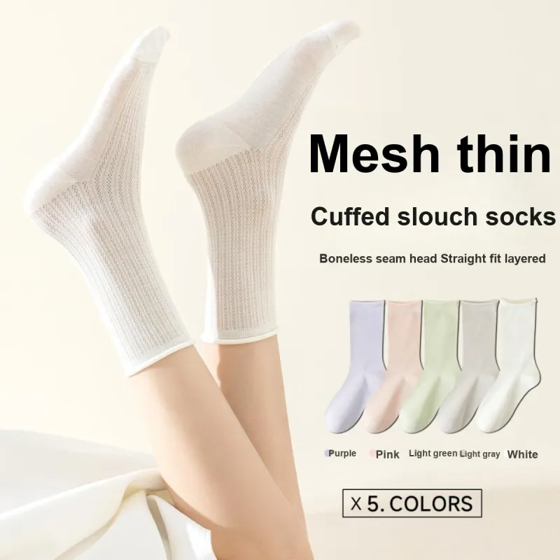 AUGUST Mid Calf Socks Women's 5 Pack-1