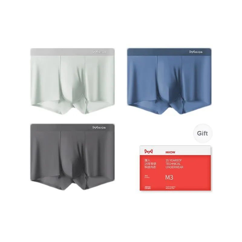MIIOW Cool One Summer Series Underpants Men's Shopping Bag 3 Pack-7